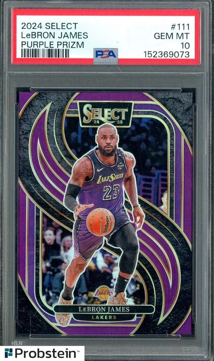 Panini LeBron James 10 Graded Basketball Sports Trading Cards