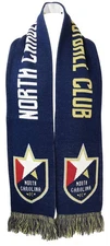 Ruffneck USL North Carolina FC Star Team Scarf, Navy, 7" x 62"