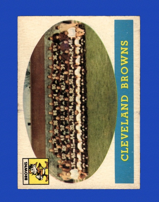 1958 Topps Set-Break #  9 Cleveland Browns VG-VGEX *GMCARDS*