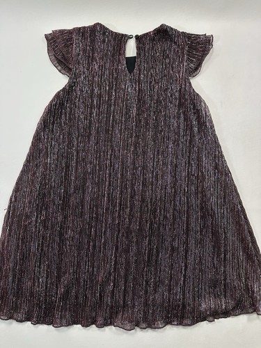 PL Kids Shimmer Glitter Glittery Sparkling Dress Sz 7 Black Sequined - Picture 6 of 7