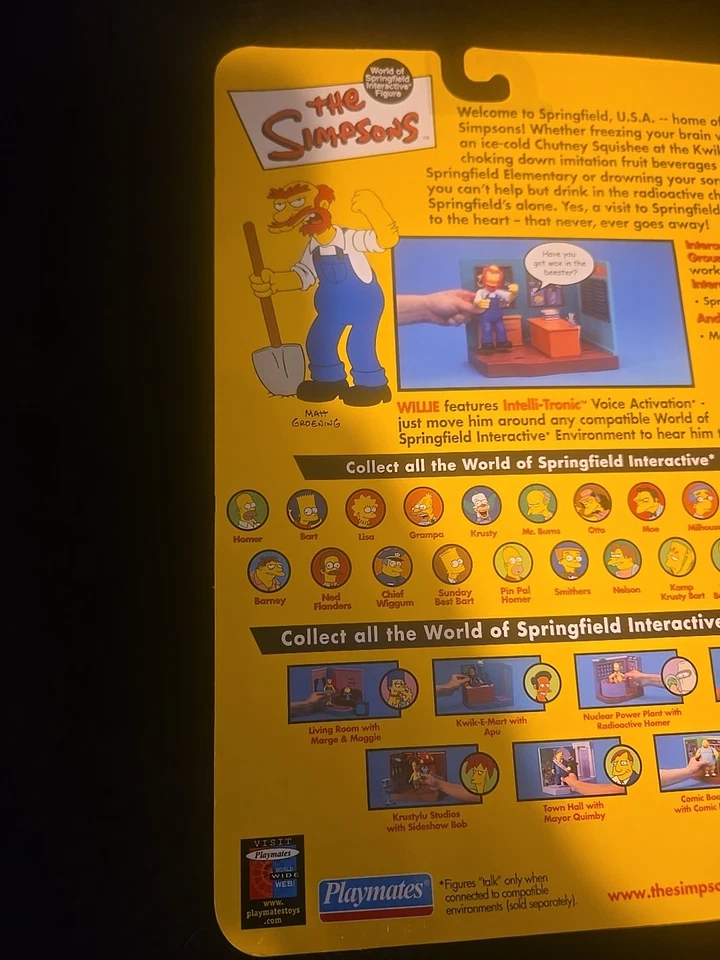 Figura de acción The Simpsons Series 4 - GROUNDS-KEEPER WILLIE Playmates Foto 4 de 4
