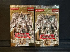 Lot of 2 Yu-Gi-Oh! The Lost Millennium Booster Packs Sealed 1st Edition!