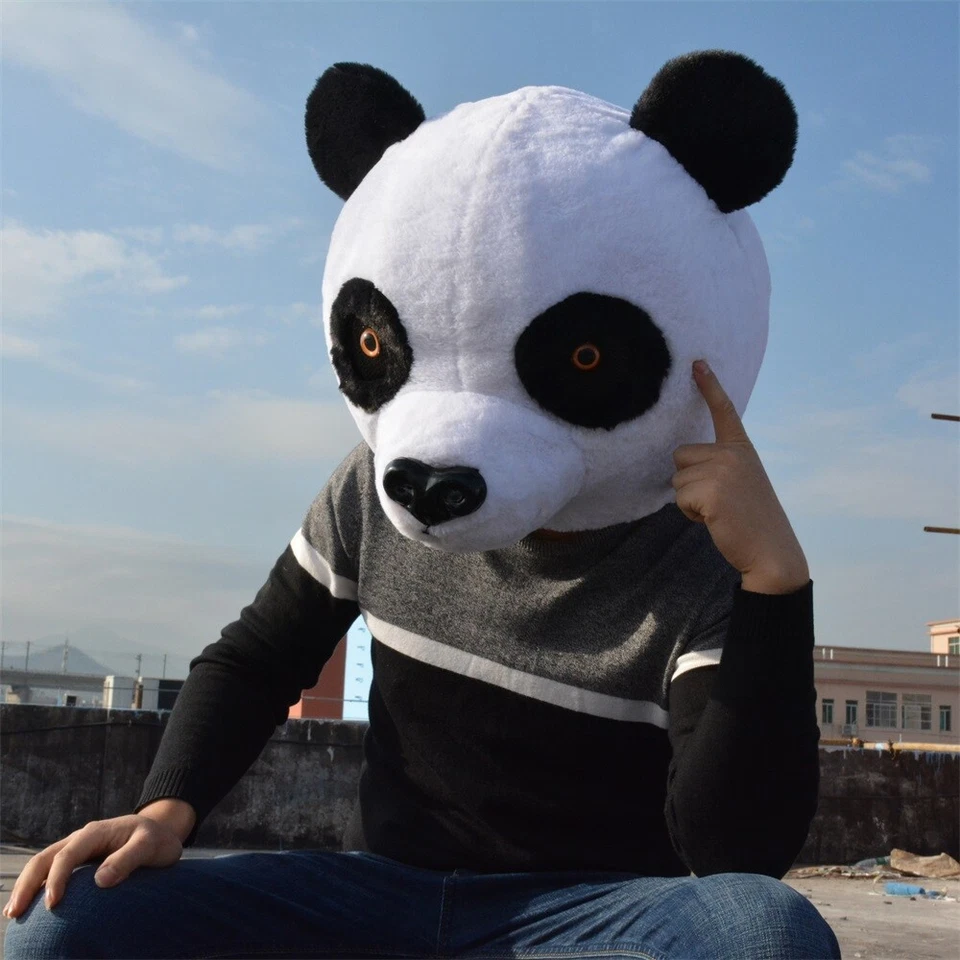 Panda Mascot Costume Fursuit Cosplay Party Fancy Dress Animal Outfit Halloween # - Image 2 of 4