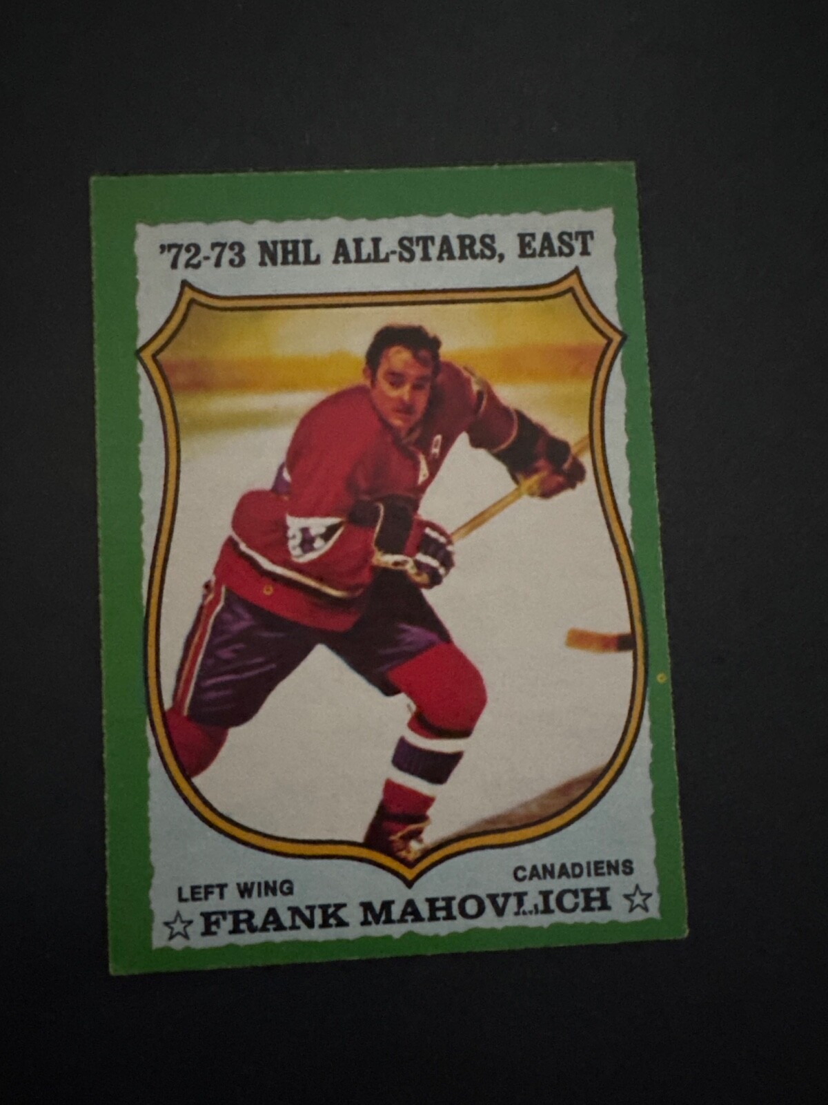 1973-74 OPC Frank Mahovlich Montreal Canadiens - 72-73 NHL All Star East B39