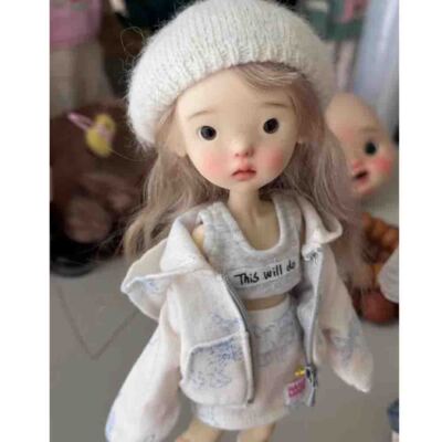 1/6 BJD Doll SD Jointed Resin Adorable Girl Bare Doll Face Makeup Handmade Gifts