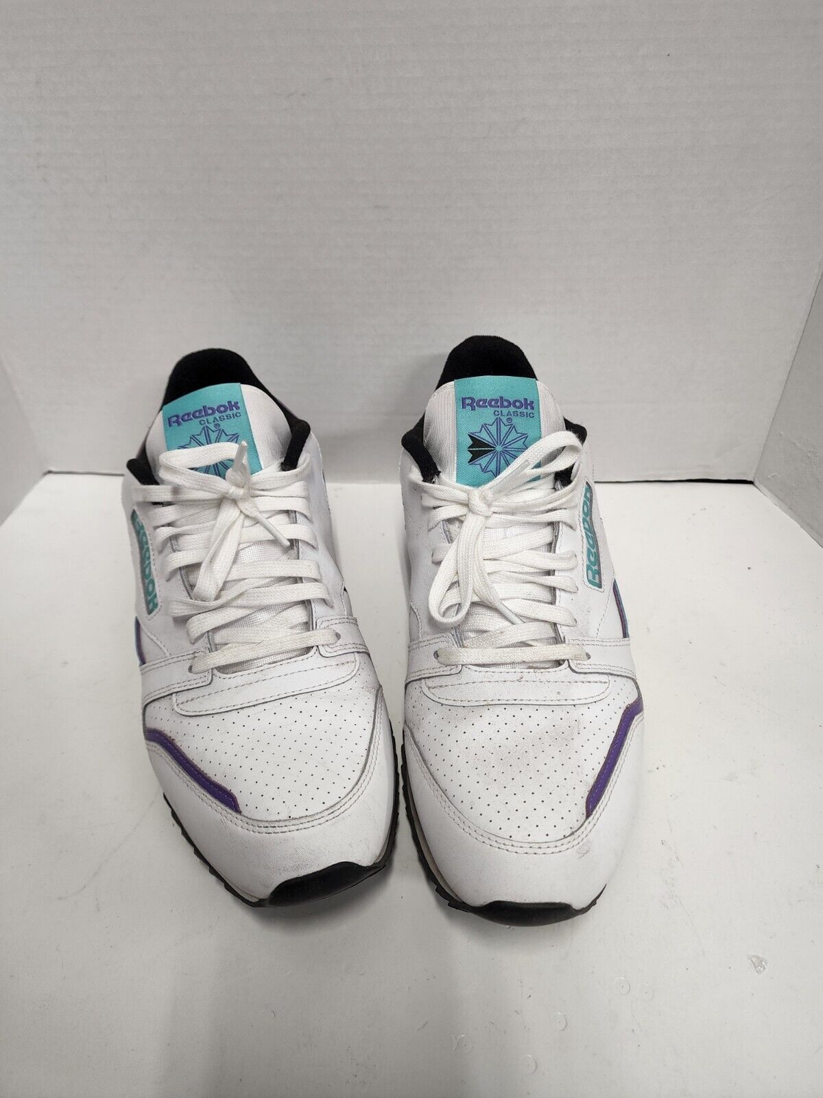 Reebok 059503 Classic Mens Size 11 Shoes White Leather Running Walking ...