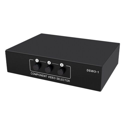 RGB Component Switch Selector 5 RCA 3-way Ypbpr Cable AV Switcher for DVD PlayMo - Picture 2 of 8