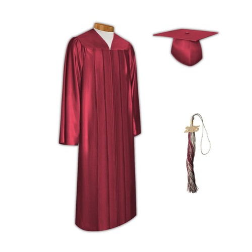 2025 Shiny Graduation Cap and Gown with Tassel by Grads4Good - Picture 32 of 33
