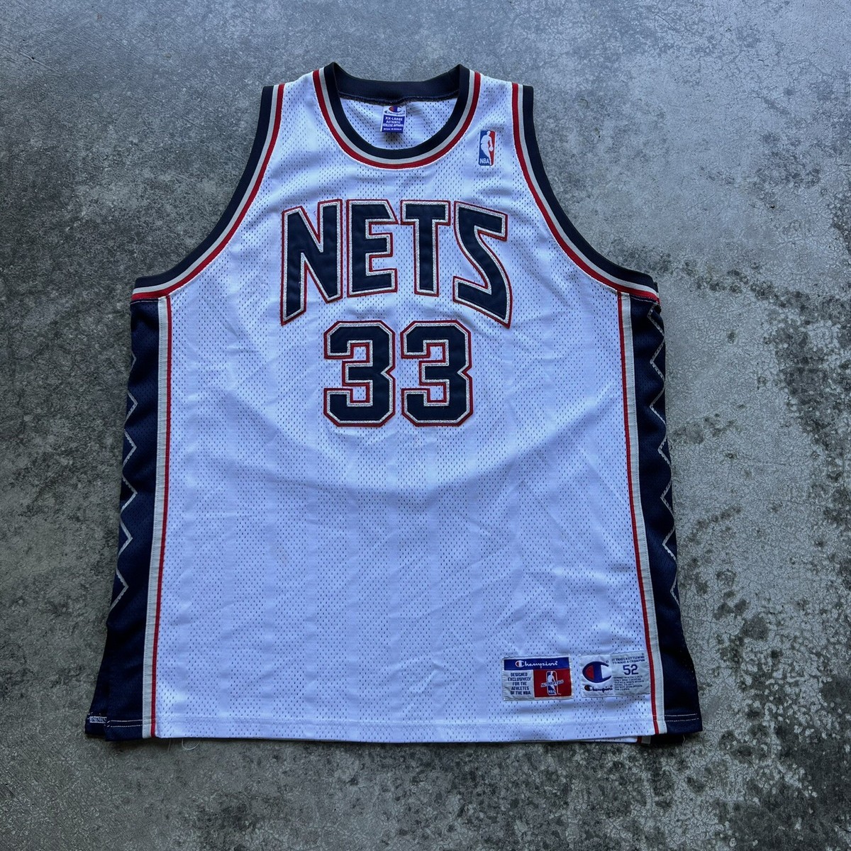 VTG RARE NEW JERSEY NETS MARBURY AUTHENTIC CHAMPION VTG RARE NEW JERSEY NETS MARBURY AUTHENTIC CHAMPION