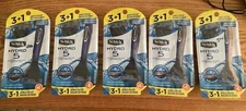 LOT of 5 NEW SCHICK HYDRO 5 Men's Disposable Razors  BONUS Packs DISCONTINUED