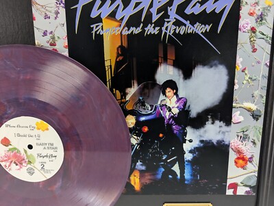 Purple Rain Limited Edition Purple Tye Dye vinyl record Display | eBay