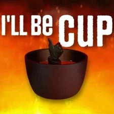 I'll Be Back Cup Thumbs Up Stainless Steel Black Unique Gift Movie 1990 Cocktail