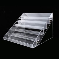 Nail Polish Table Rack Acrylic Clear Makeup Display Stand Rack Organizer Hold... on sale Nail Polish Table Rack Acrylic Clear Makeup Display Stand Rack Organizer Hold... on sale