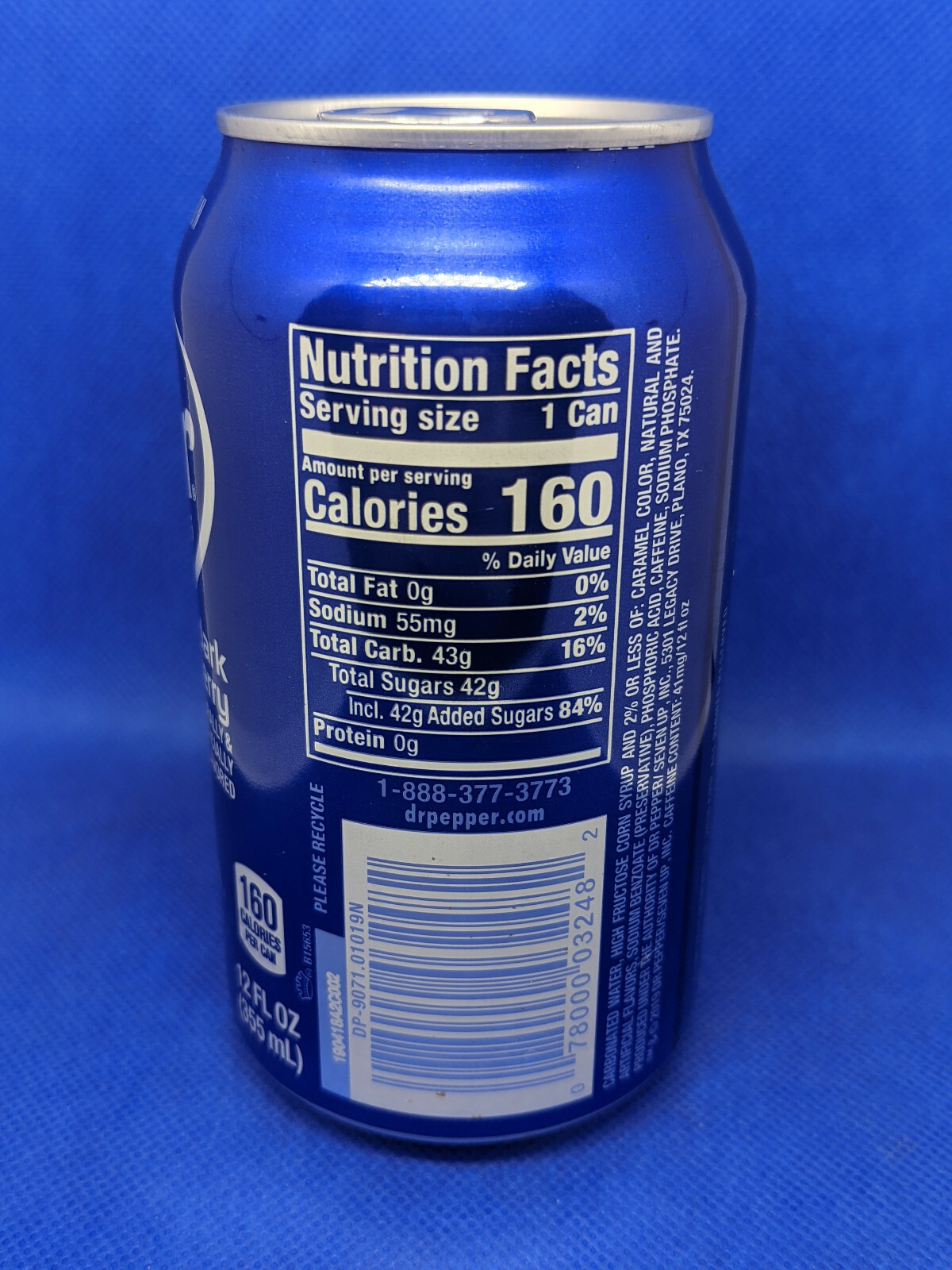 DR. Pepper Dark Berry Limited Edition UNOPENED FULL 12 OZ Can Spiderman