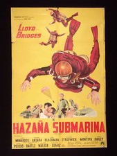 DARING GAME (1968) * LLOYD BRIDGES * NICO MINARDOS * ARGENTINE 1sh MOVIE POSTER