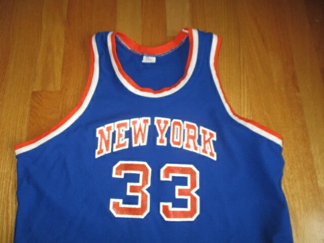 Etiqueta tejida arena vintage PATRICK EWING Nº Jersey 33 NEW YORK KNICKS (Talla XL) Foto 2 de 4