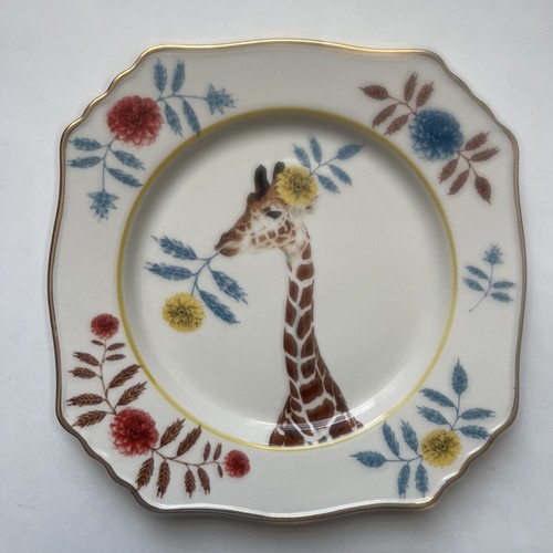 Anthropologie Lou Rota Nature Piatto da Tavolo Giraffa 9” mai usato - Foto 2 di 7