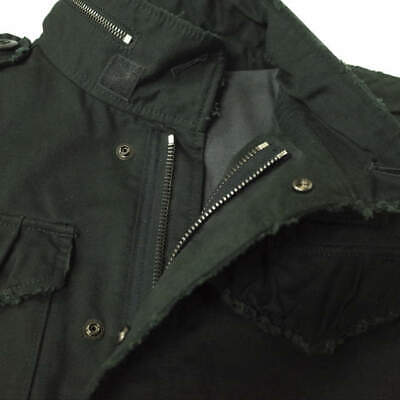 wjk M66 - destroy cotton twill military jacket black M-65 field outer