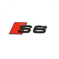 Original Audi S6 Schriftzug Schwarz Tuning Exclusive Black Edition Emblem OEM