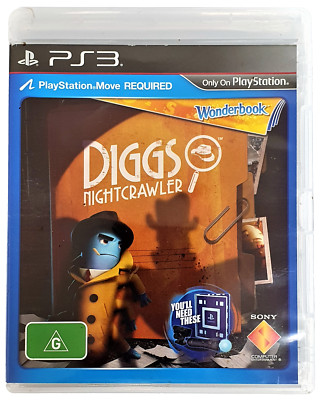 Wonderbook Diggs Nightcrawler Sony PS3 PlayStation 3