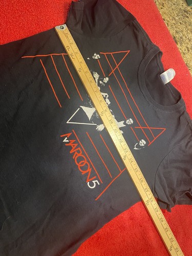 Men's 2011 Maroon 5 Small Black Concert Tour T-Shirt Double Sided Pop Maroon5 - Picture 7 of 15