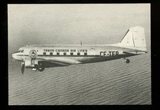 Aviation Airplane Airline postcard Trans-Canada Air Lines DC-3 CF-TER SP 1
