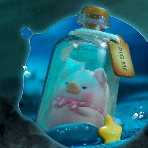 Original Lulu The Piggy Dreamy Blue Ocean Series Action Figure Blind Box Toys - Picture 20 of 21