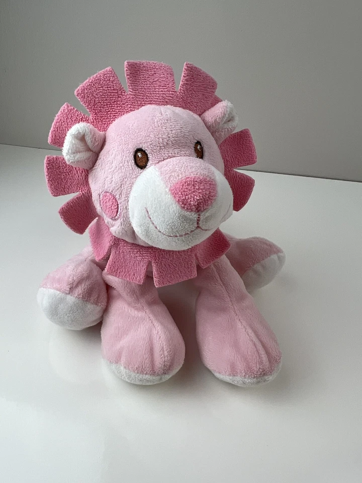Peluche Babies R Us León Rosa Peluche con Sonajero Bebé Lovey Juguete Suave Peluche Foto 2 de 4