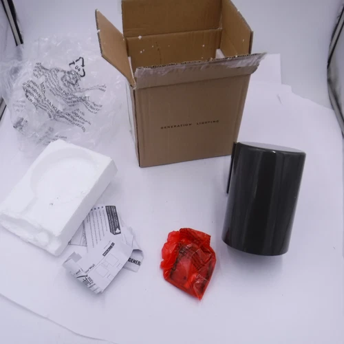 Sea Gull Lighting 8313801-10 Outdoor Bullets Wall Light Gray - Picture 1 of 4