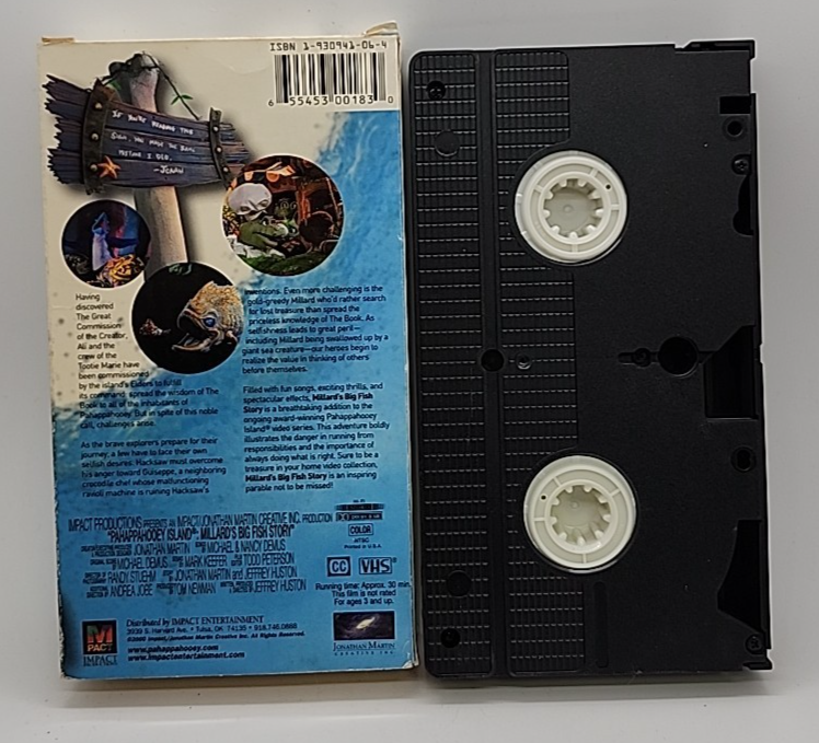 Millard's Big Fish Story - Pahappahooey Island (VHS) | eBay