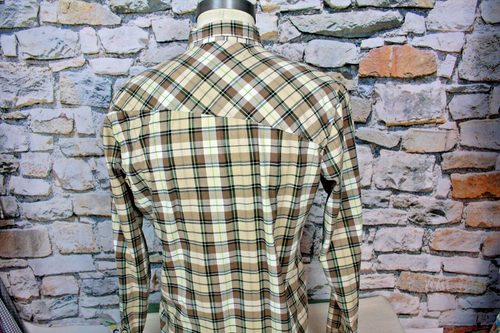 VOLCOM Mens Shirt Multi Color Plaid All Cotton Point Collar Large - Picture 9 of 9