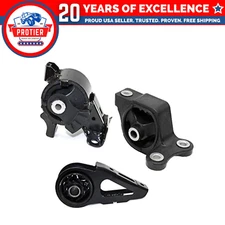 Fits 2007-2008 Honda Fits 1.5L MANUAL Engine Motor & Trans Mount Set 3pc