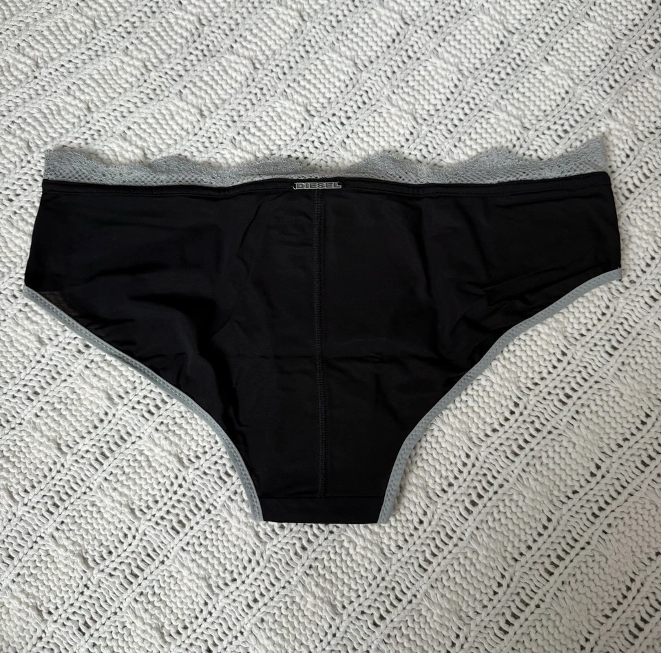 Bragas vintage nuevas con etiquetas negras diésel para mujer talla mediana Y2K años 2000 sin existencias raras Foto 3 de 4