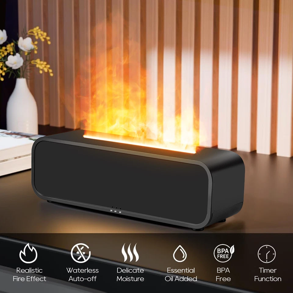 Aroma Humidifier Essential Oil Diffuser Grain Ultrasonic Air LED Aromatherapy A+ - Image 2 of 4