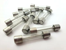 Lot of 10 Bussmann MDX2 250 Volt 2 Amp Slow Blow Glass Fuses 1/4" x 1-1/4"