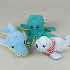 TCM TCHIBO Badetier Konvolut Krake Robbe Delfin ❤️ Stofftier Frottee SET