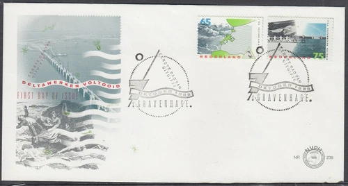 Netherlands Scott 708-9 FDC - Delta Project Completion