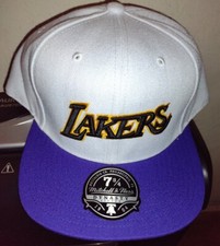 Lebron James Mitchell & Ness Cap Los Angeles Hat 2 Tone New HWC LA Men's 7 3/4