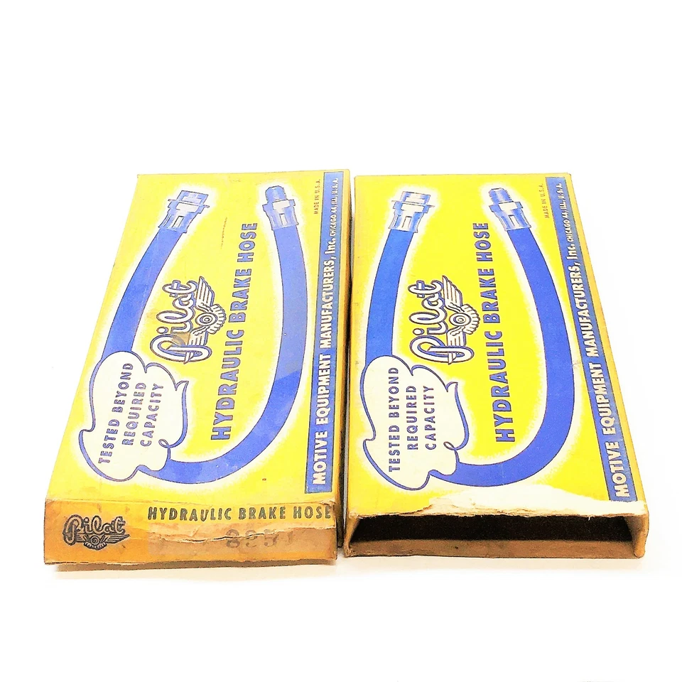 Manguera de freno hidráulica Pilot 8351 [Lote de 2] de colección NOS Foto 3 de 3