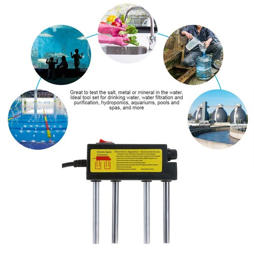 Elektrolyseur Schnell Wasserqualität bar Tester Testen Elektrolyse Eisen EU-Plug - Bild 5 von 11