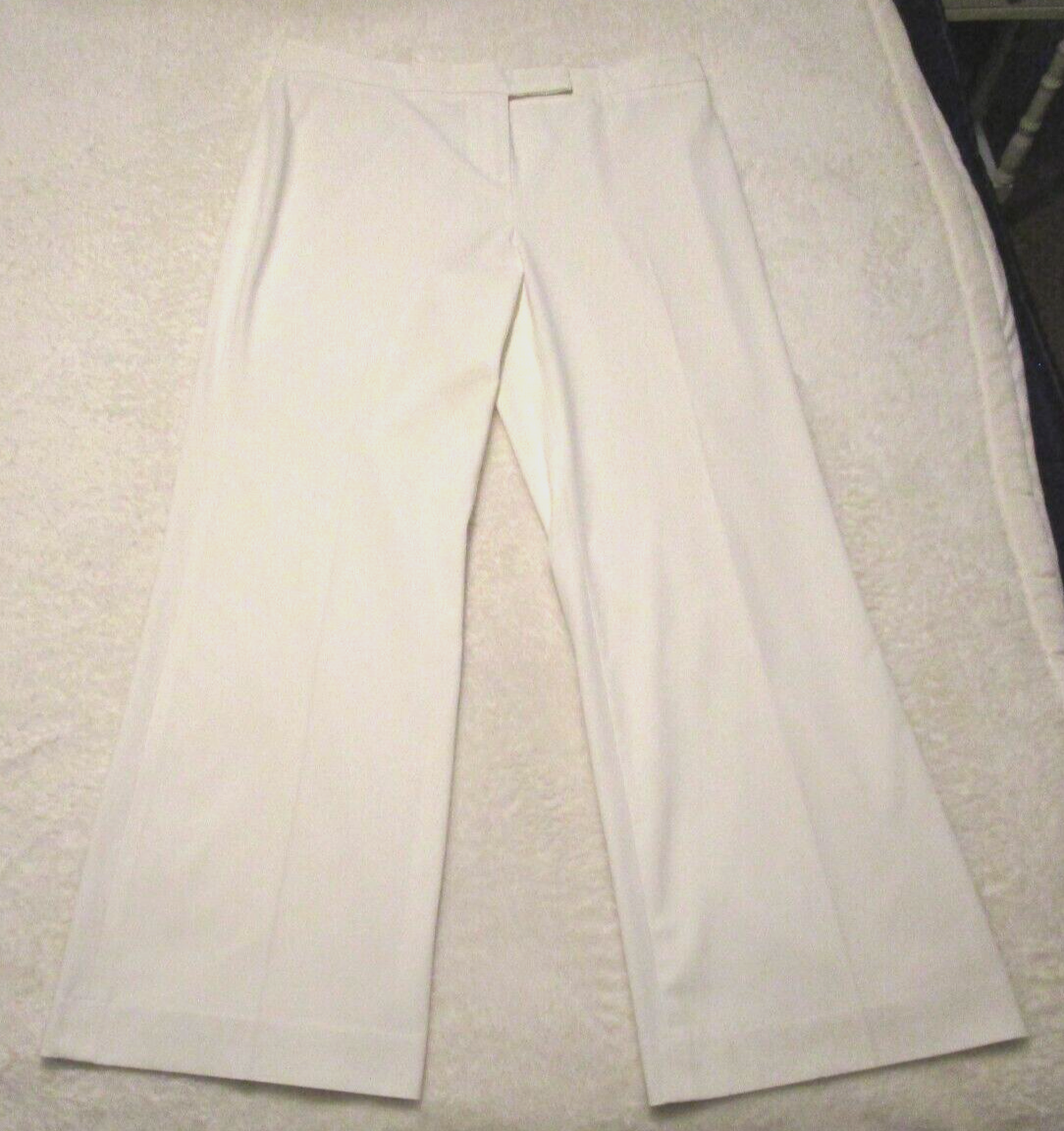 Rafael Creamy White Flare Leg High Waist Career Dress Pants - Size 16 Inseam 30 | eBay Rafael Creamy White Flare Leg High Waist Career Dress Pants - Size 16 Inseam 30 | eBay