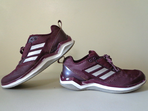 Adidas Athletic Men's Shoes Burgundy Color Size 9