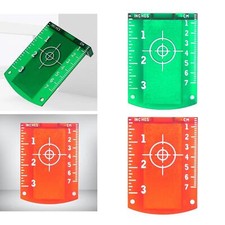 Magnetic Laser Target Card Plate Laser Target Measure Alignment with Stand for