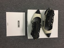 Moschino studded gladiator kitten heels size 39 with box preowned