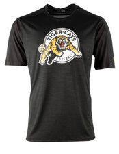 Men's Hamilton Tiger-Cats Black Primary Logo CFL Football T Shirt New Era