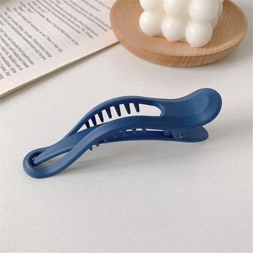 Girls Large Simple Candy Color Hairpins Hair Clamping Hair Clip Duckbill Claw - Picture 5 of 20