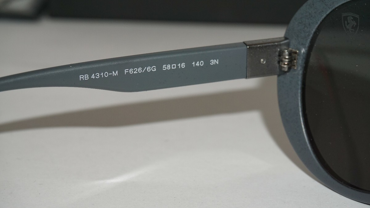RAY BAN New Sunglasses Ferrari Gray Gray Mirror RB4310M