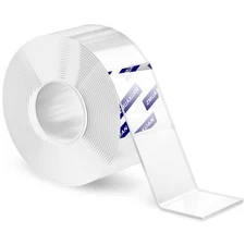 Heavy Duty Double Sided Tape Strong Nano Adhesive Clear Removable Mounting