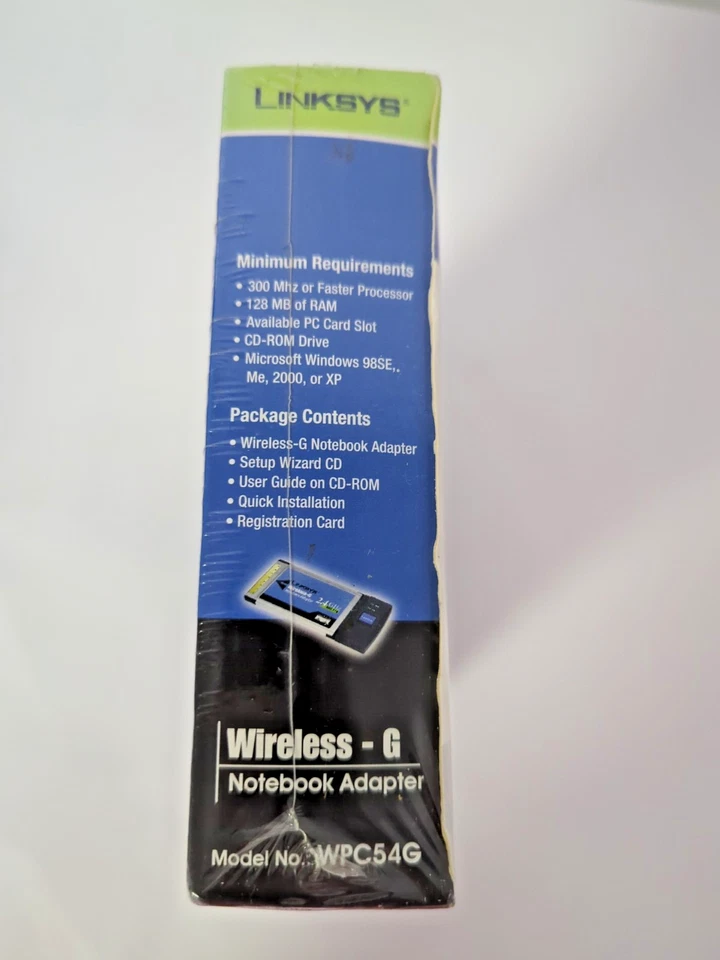 CISCO LINKSYS WIRELESS-G NOTEBOOK ADAPTER WPC54G - Image 2 of 4