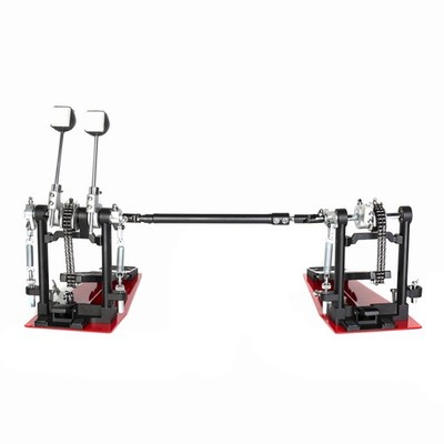 Fame DFP9001 Doppelpedal, Double Bass, Kick Pedal, Drum Hardware, Filz Beater